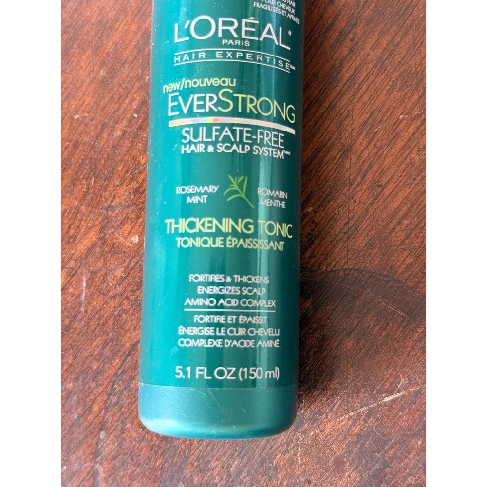 LOreal EverStrong Thickening Tonic‎ Sulfate-Free Rosemary Mint 5.1 oz 150ml
